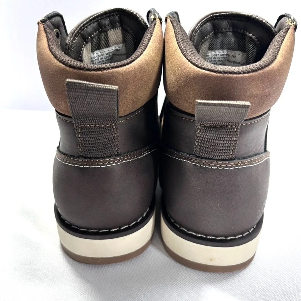Levi's Men's Charles SH Lace-Up Boots Brown US‎ 7M - Open Box